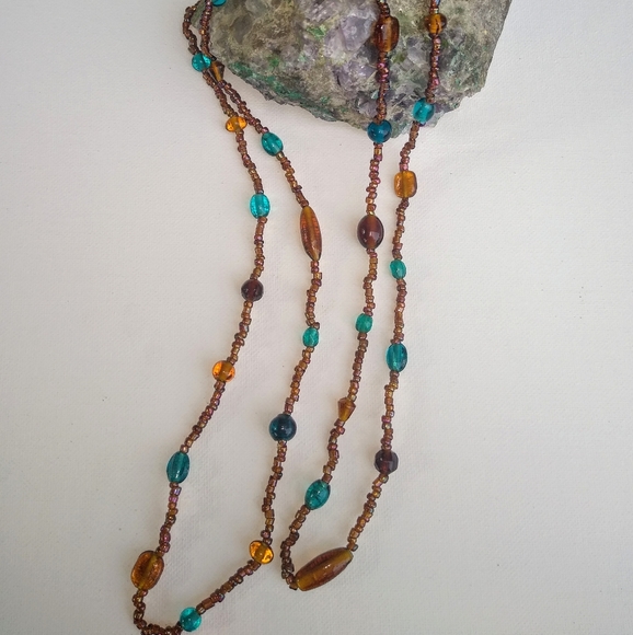 Glass Bead Necklace - Picture 4 of 4